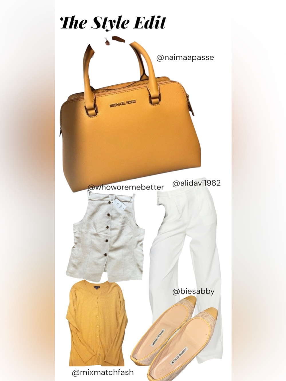 Michael Kors Butter Idina mini satchel saffiano leather handbag